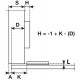 Hafele 329.43.900 Glass Door Concealed Hinge, Duomatic Push (Pack Of 4)