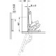 Hafele 329.43.900 Glass Door Concealed Hinge, Duomatic Push (Pack Of 4)