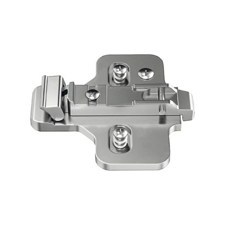 Hafele 329.69.0 Clip Mounting Plate, with Pre-Installed 11 mm Euro Screws
