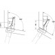 Hafele 329.84.120 Wing Mounting Plate, Salice, Slide-on, Angle from +10D to +30D