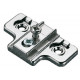 Hafele 329.89.500 Cruciform Mounting Plate, For Screw Fixing With Pre-Mounted Screws