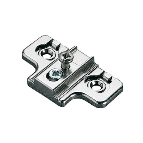 Hafele 329.89.500 Cruciform Mounting Plate, For Screw Fixing With Pre-Mounted Screws