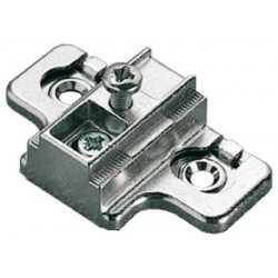 Hafele 329.89.506 Cruciform Mounting Plate, For Screw Fixing With Pre-Mounted Screws