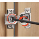 Hafele 343.61. Concealed Hinge, Salice Excenthree 3-Cam, 106D 1 3/8" Overlay