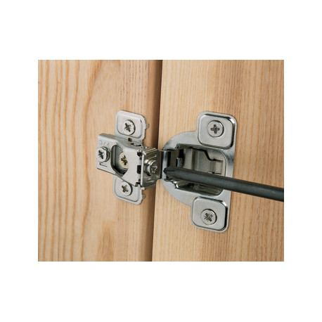 Hafele 343.62. Concealed Hinge, Salice Face Frame 3 Cam, 106D