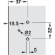 Hafele 344.06. Single Pivot Institutional Hinge Arm, Aximat 300, Grade 1