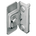 Hafele 344.89.090 Glass Door Hinge, Aximat, 195D Opening Angle, Glass to Wood, Inset
