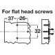Hafele 348.38. Wing Baseplate, Grass Tiomos, 3-Point Fixing with Wood Screws