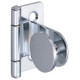 Hafele 361.46. Inset Glass Door Hinge, 180D Opening Angle, for 4-6 mm Doors