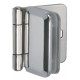 Hafele 361.46.0 Glass Door Hinge, 304 Stainless Steel, for Glass 4 - 6mm