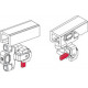 Hafele 409.96. Hinge, For Sliding Block, Concertina