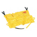 Rubbermaid Commercial Products FG264200YEL Brute Caddy Bag For 32 and 44 gal Container, Yellow