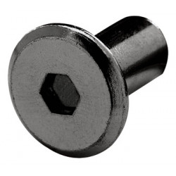 Hafele 267.10. 1/4-20 JCN Nut, 4 mm Hexagonal Socket, 13mm
