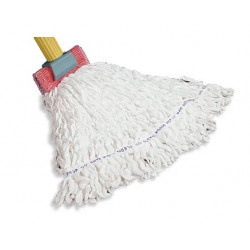 Rubbermaid Commercial Products FGT30000WH00 Maintenance Wet Mops, 5" Headband, 20 oz, White