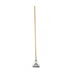 Rubbermaid Commercial Products FGH516000000 60" Easy-Change Wood Wet Mop Handle