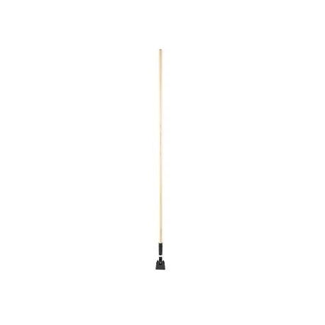 Rubbermaid Commercial Products FGM116000000 60" Snap On Wood Dust Mop Handle, Natural