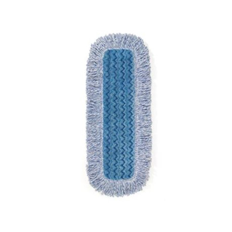 Rubbermaid Commercial Products FGQ41600BL00 Hygen 18" Microfiber Wet Pad, High Absorbency, Blue
