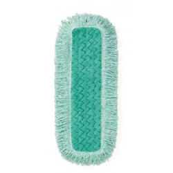 Rubbermaid Commercial Products FGQ4 Hygen Microfiber Dust Pads With Fringe, Green