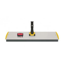 Rubbermaid Commercial Products FGQ57000YL00 Hygen 24" Quick-Connect Frame, With Squeegee, Yellow