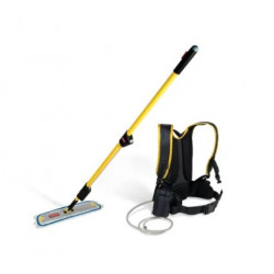 Rubbermaid Commercial Products FGQ97900YL00 Flow Microfiber Flat Mop Finish Kit, Yellow