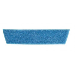 Rubbermaid Commercial Products FGQ40900BL00 Light Commercial Microfiber Wet Mop Pad, 18", Blue