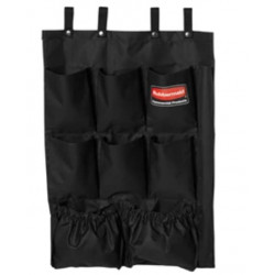 Rubbermaid Commercial Products FG9T9000BLA Executive 9-Pocket Fabric Hanging Organizer