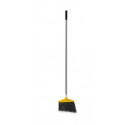Rubbermaid Commercial Products FG638500GRAY Angled Broom With Polyethylene Bristle and Aluminum Handle, Gray