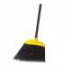 Rubbermaid Commercial Products FG638906BLA Jumbo Smooth Sweep Angle Broom, Metal Handle, Black