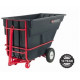 Rubbermaid Commercial Products FG1 Brute Rotomolded Towable Tilt Truck, Heavy-Duty, Black