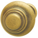 Hafele 125.16.101 Knob Rustico Brass Antique 11BR35 M4 25MM