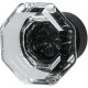 Hafele 133.50. Knob Traditional Clear Glass/Zinc 8-32 33MM
