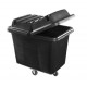 Rubbermaid Commercial Products 186753 Executive Series Cube Truck With Quiet Casters, Black