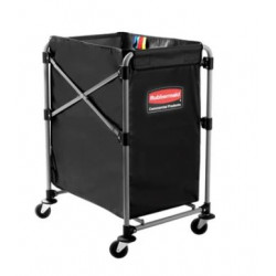 Rubbermaid Commercial Products 18817 Collapsible X-Cart, Black