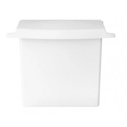 Rubbermaid Commercial Products FG614000WHT Wall Mount Sanitary Bin