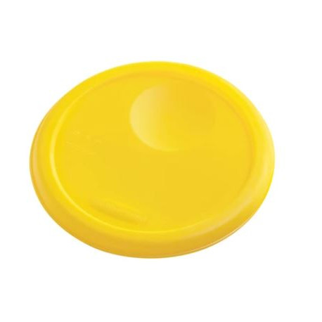 Rubbermaid Commercial Products FG57 Round Storage Containers Lid, Yellow