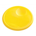 Rubbermaid Commercial Products FG573000YEL Round Storage Container Lid, 12 QT, Yellow