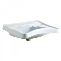 Ponte Giulio B40CMS01WB Ergonomic Sink With Elbow Rests And Triangle Shaped Basin