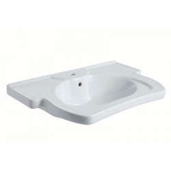 Ponte Giulio B40CNS01WB Ergonomic Sink With Elbow Rest And Extra Counter Space
