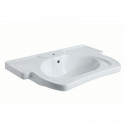 Ponte Giulio B40CNS01WB Ergonomic Sink With Elbow Rest And Extra Counter Space