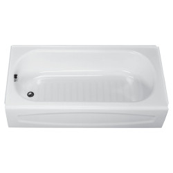 American Standard 0255 New Salem 60" x 30" Integral Apron Bathtub, Finish-White