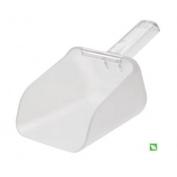 Rubbermaid Commercial Products FG9F7 Bouncer Contour Scoop, Clear