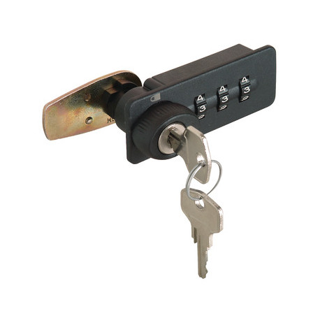 Hafele 231.16. Combi-Code Lock 1153 Black