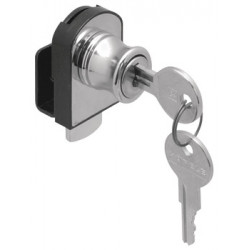 Hafele 233.18. Glass Door Lock , Non-Bore , Vertical Installation