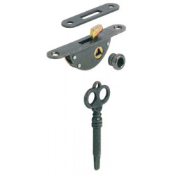 Hafele 238.06.108 Hook Bolt Mortise Lock, with Catch, Backset 9 mm (23/64")
