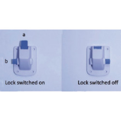 Hafele 245.41.792 Magnetic Lock System for Doors, whatlock