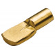 Hafele 282.04.512 Shelf Support, Anti-Slip, 5 mm Brass Plated