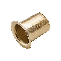 Hafele 282.50.508 Grommet for Plug Fitting into Drill Hole, Steel, Brass-Plated, Dia - 7.5 mm, 100/Pk