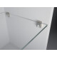 Hafele 284.04.641 Kubic Shelf Support, Clamp Design, for Glass Shelves