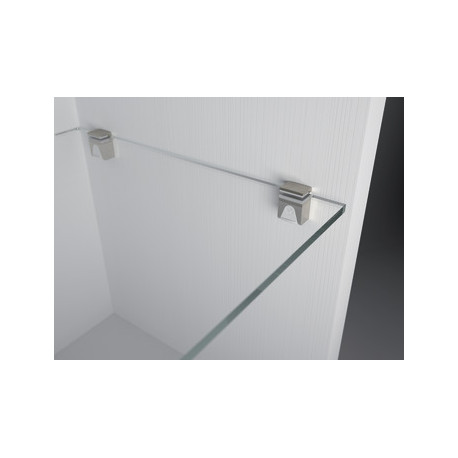 Hafele 284.04.641 Kubic Shelf Support, Clamp Design, for Glass Shelves