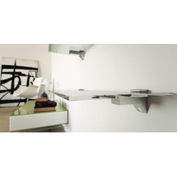 Hafele 284.09.980 Kalabrone Shelf Support, Wall Fixing, for Glass Shelves